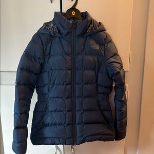 The North Face Navy Blue Puffer Jacket